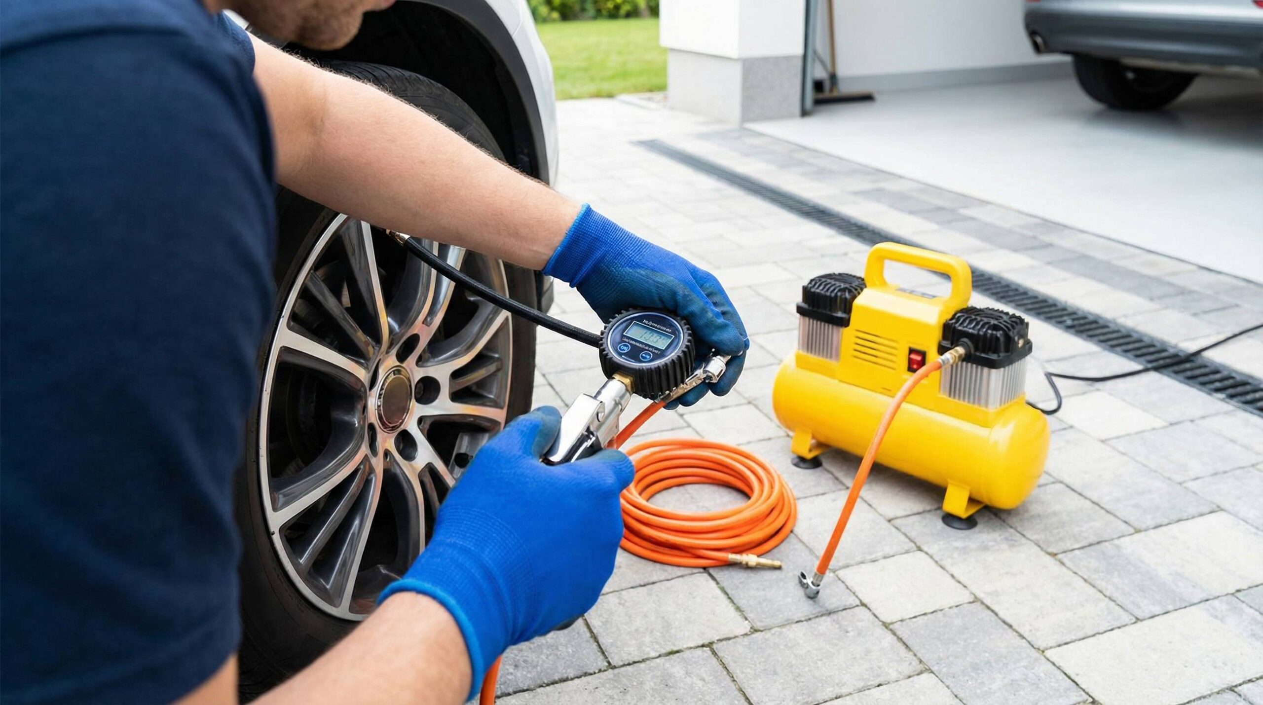 was ist beim kontrollieren des reifenluftdrucks zu berücksichtigen