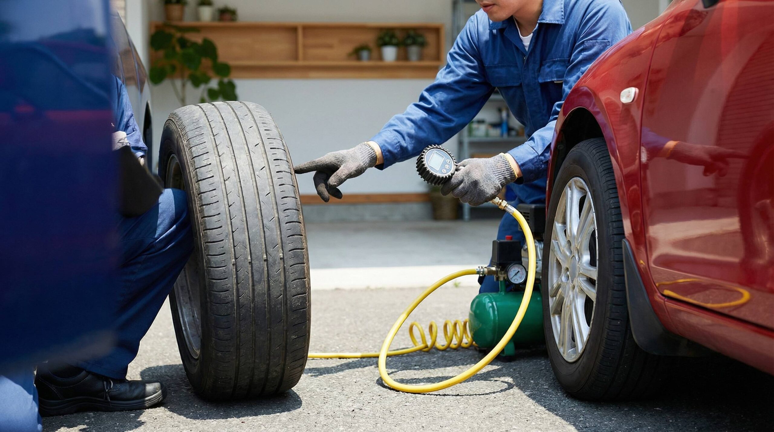 was ist beim kontrollieren des reifenluftdrucks zu berücksichtigen